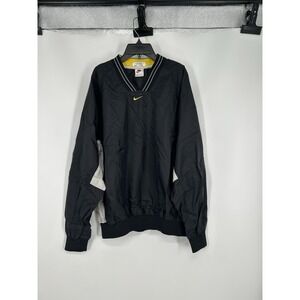 Nike Windbreaker V Neck‎ Pullover Jacket Center Swoosh Vintage 90s Mens Medium